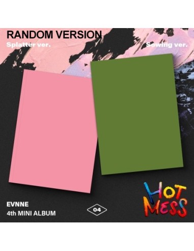 EVNNE 4th Mini Album - HOT MESS (Random Ver.) CD + Poster