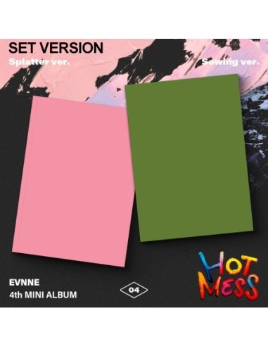 [SET] EVNNE 4th Mini Album - HOT MESS (SET Ver.) 2CD + 2Poster