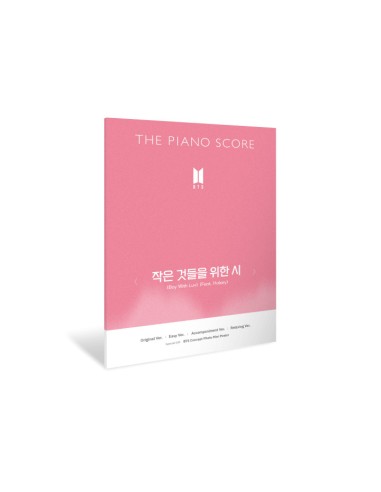 [Pre Order] THE PIANO SCORE : BTS 'Boy With Luv' (Feat. Halsey)