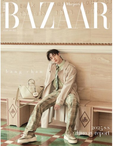 Magazine BAZAAR KOREA 2025-02 Type.B STRAY KIDS