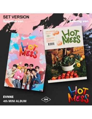 [SET] EVNNE 4th Mini Album - HOT MESS (SET Ver.) 2CD + 2Poster