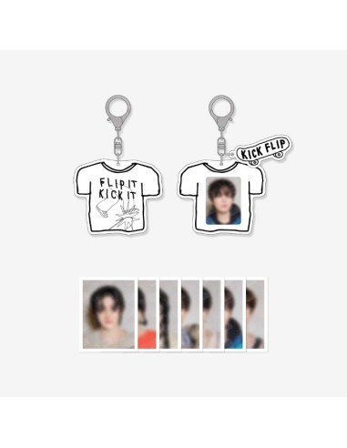 [Pre Order] KickFlip Flip it, Kick it! Goods - ID PHOTO HOLDER KEYRING