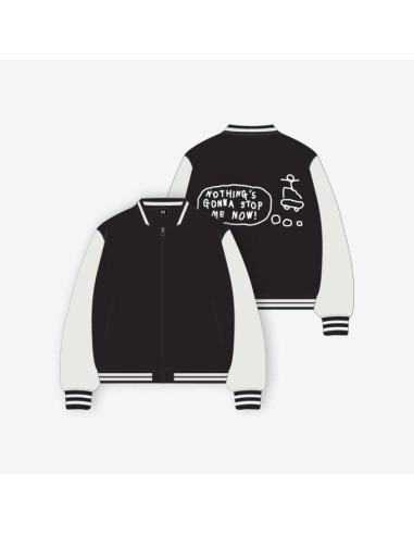 [Pre Order] KickFlip Flip it, Kick it! Goods - KNITTED VARSITY JACKET