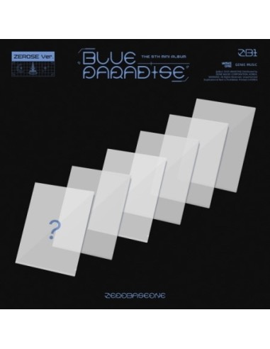 [ZEROSE] ZEROBASEONE 5th Mini Album - BLUE PARADISE (Random Ver.) CD