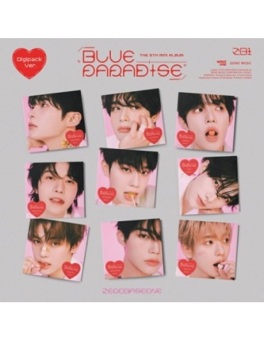 [Digipack] ZEROBASEONE 5th Mini Album - BLUE PARADISE (Random Ver.) CD