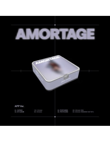 [KiT] JISOO Mini Album - AMORTAGE (APP Ver.) Air-KiT