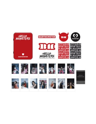 BABYMONSTER HELLOMONSTERS Goods - TIN CASE + INSTANT PHOTO + STICKER SET