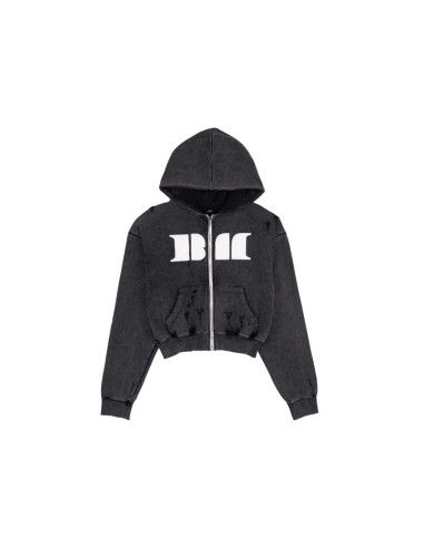 [Pre Order] BABYMONSTER HELLOMONSTERS Goods - SWEAT ZIP-UP HOODIE_CHARCOAL