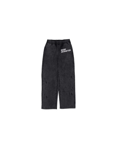 BABYMONSTER HELLOMONSTERS Goods - SWEAT 2-WAY PANTS_CHARCOAL