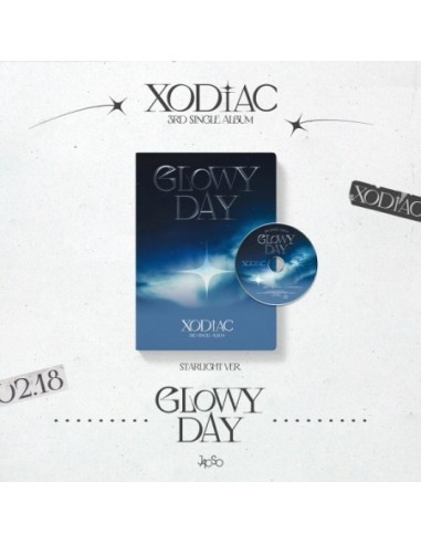 XODIAC 3rd Single Album - GLOWY DAY (STARLIGHT Ver.) CD