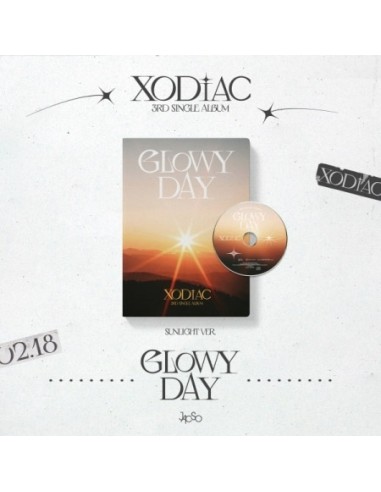 XODIAC 3rd Single Album - GLOWY DAY (SUNLIGHT Ver.) CD