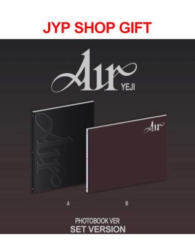 [JYP Shop Gift][PHOTOBOOK][SET] YEJI Album - AIR (SET Ver.) 2CD