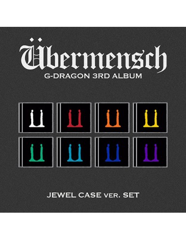 [JEWEL][SET] G-DRAGON 3rd Album - Übermensch (SET Ver.) 8CD