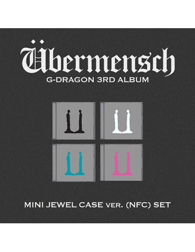 [Smart Album][SET] G-DRAGON 3rd Album - Übermensch (MINI JEWEL SET Ver.) NFC