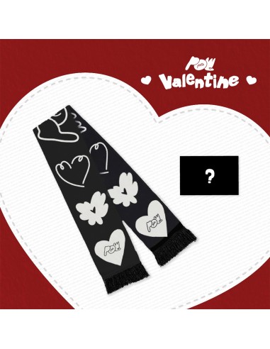 [Pre Order] POW Valentine’s Day Goods - HEART MUFFLER_Black Ver.