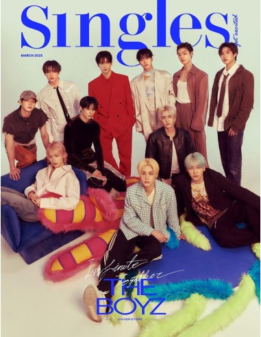 Magazine SINGLES 2025-03 Type.A THE BOYZ