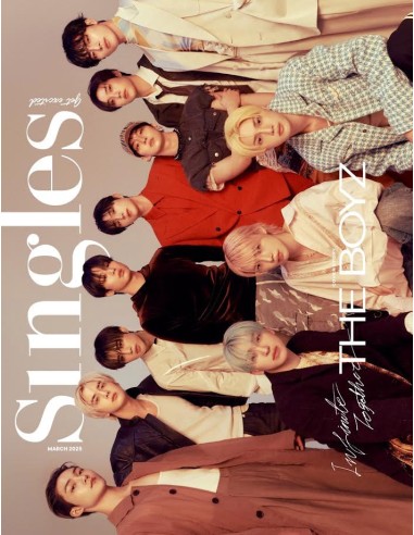 Magazine SINGLES 2025-03 Type.B THE BOYZ