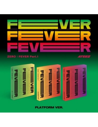 [Smart Album][SET] ATEEZ Album - ZERO : FEVER Part.1 (SET VER.) 3PLATFORM VER.