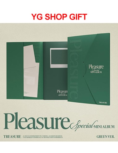 [YG Shop Gift] TREASURE Special Mini Album - PLEASURE (GREEN Ver.) CD