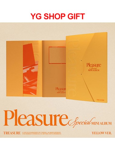 [YG Shop Gift] TREASURE Special Mini Album - PLEASURE (YELLOW Ver.) CD