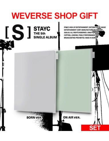 [Weverse Shop Gift][SET] STAYC 5th Single Album - S (SET Ver.) 2CD