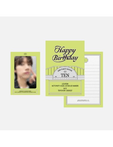 [Pre Order] NCT 2025 TEN ARTIST BIRTHDAY PARTY CARD