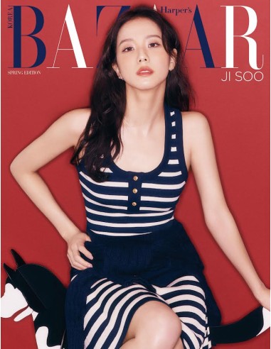 Magazine BAZAAR KOREA 2025 SPRING EDITION Type.A JISOO