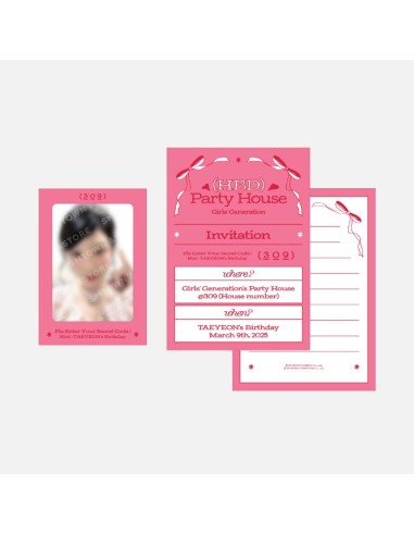 [Pre Order] TAEYEON 2025 ARTIST BIRTHDAY PARTY CARD