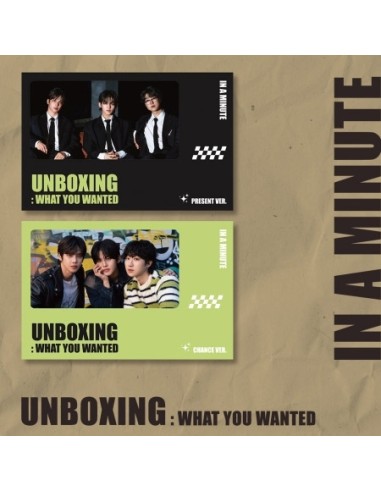 IN A MINUTE 1st Single Album - UNBOXING: WHAT YOU WANTED (Random Ver.) CD