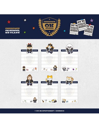 [Pre Order] ONF ONKKOMIZ OK SCHOOL : MZ CLASS Goods - MEMO PAD & ACRYLIC CLIP SET