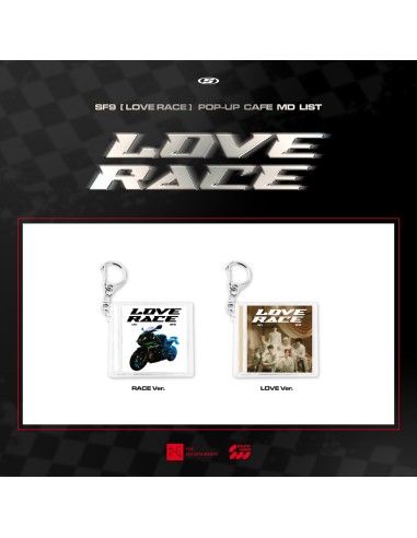 [Pre Order] SF9 LOVE RACE Goods - MINI CD KEYRING