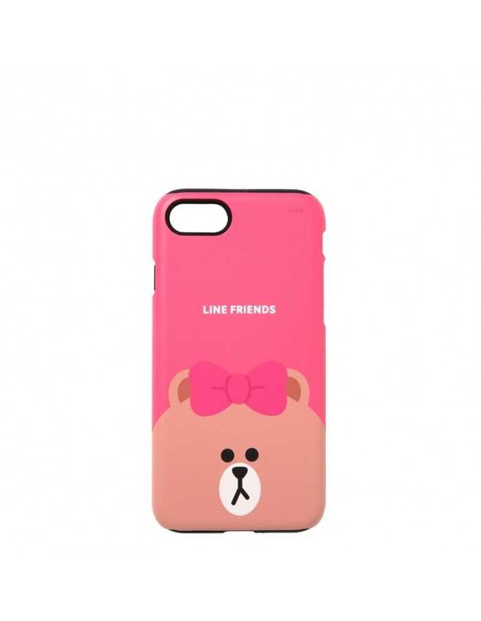 [LINE FRIENDS Goods] Hot Pink Choco iPhone7 Guardup Matt Case