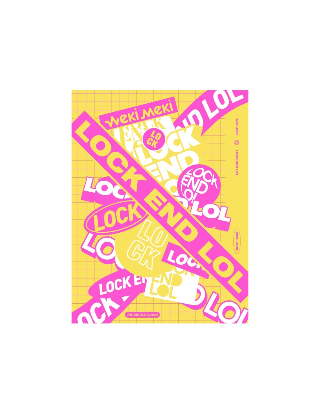 Weki Meki 2nd Single Album - LOCK END LOL (LOCK Ver.) CD + Poster