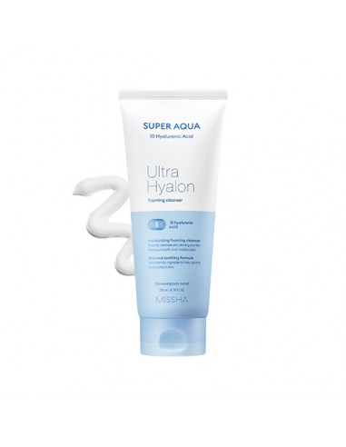 [MISSHA] Super Aqua Ultra Hyalon Cleansing Foam 200ml