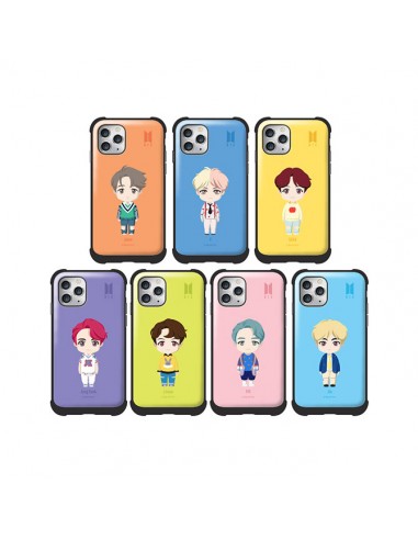 BTS CHARACTER Goods - BASIC STANDING VOLUME BUMPER SLIDE Case for iPhone