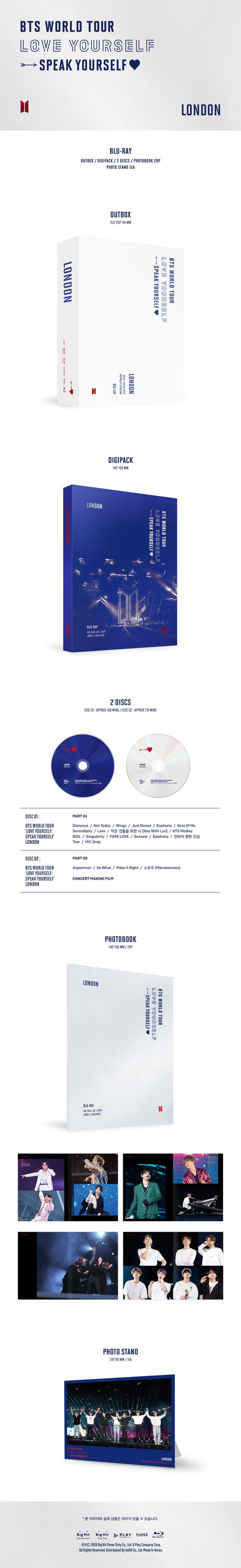 BTS WORLD TOUR LYS LONDON Blu-ray（C7822）即購入OKです - ミュージック